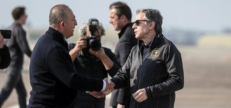 Dışişleri Bakanı Mevlüt Çavuşoğlu ile ABD Dışişleri Bakanı Antony Blinken deprem bölgesinde.