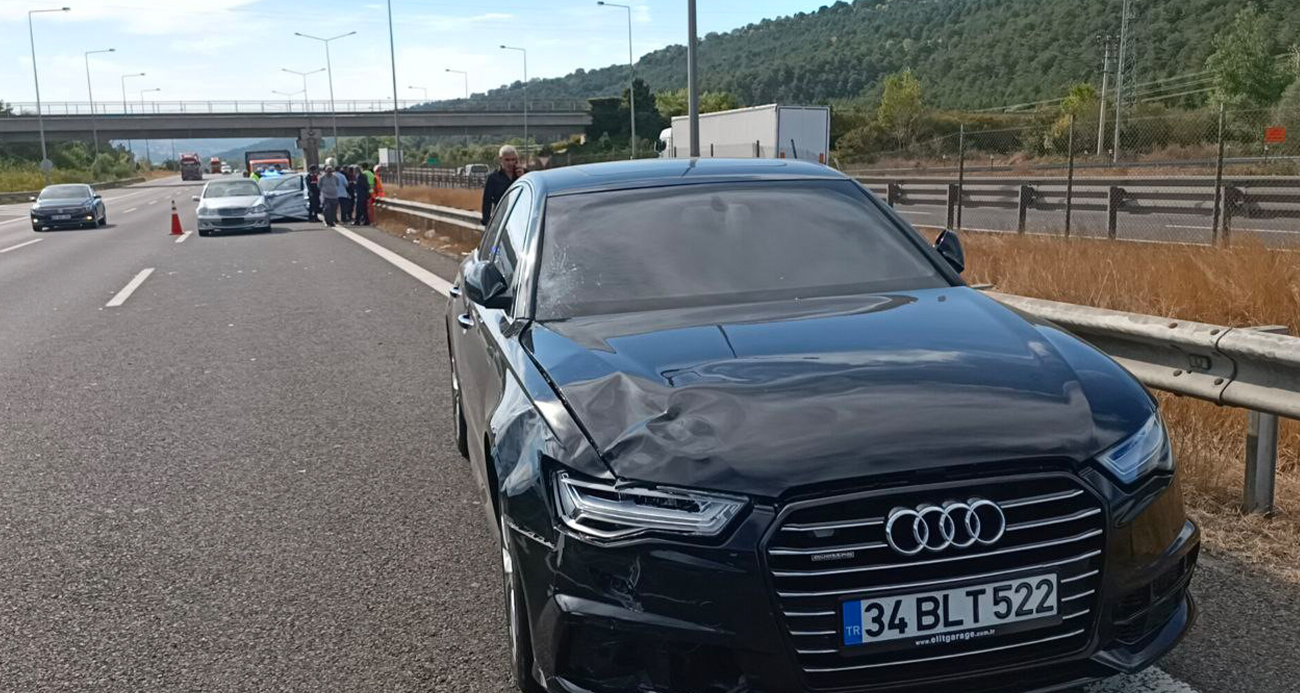 Bolu TEMde feci kaza Araçtan indi otomobilin çarpmasıyla hayatını kaybetti