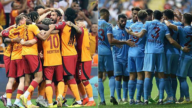 Süper Lig de dev maç; Galatasaray, Trabzonsporu ağırlıyor