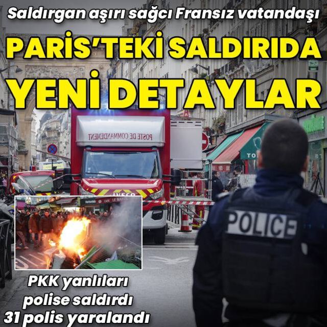 Paris te 3 kişinin ölümüne neden olan saldırıda yeni detaylar