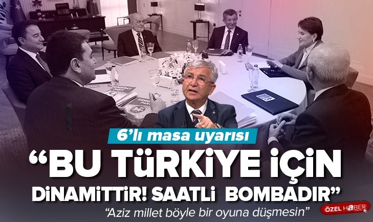 Prof. Dr. Mesut Hakkı Caşın dan 6 lı masa uyarısı  Bu Türkiye için dinamittir