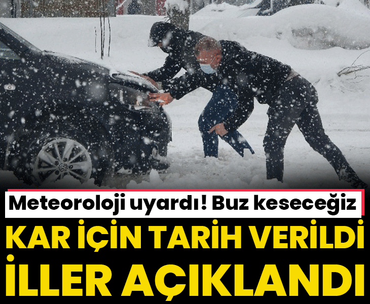 Şiddetli kar yağışı başlıyor! Soğuk hava dalgası geliyor Meteoroloji son dakika il il duyurdu