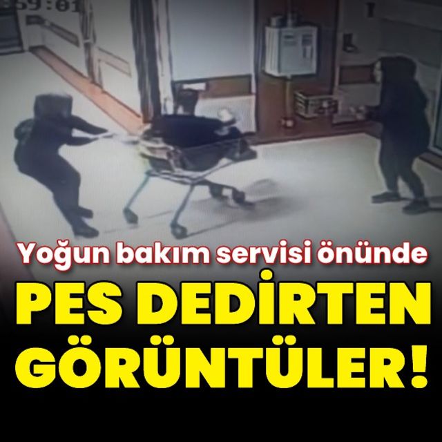 Yoğun bakım ünitesi önünde TikTok videosu çektiler