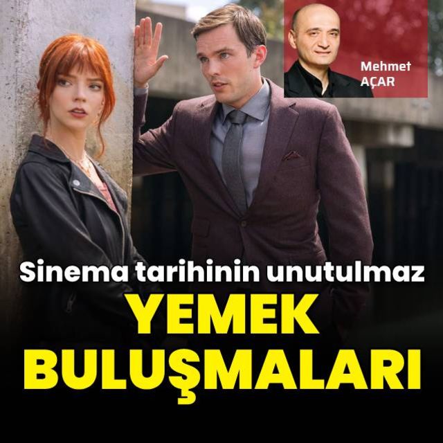 Sinema tarihinin unutulmaz yemek buluşmaları