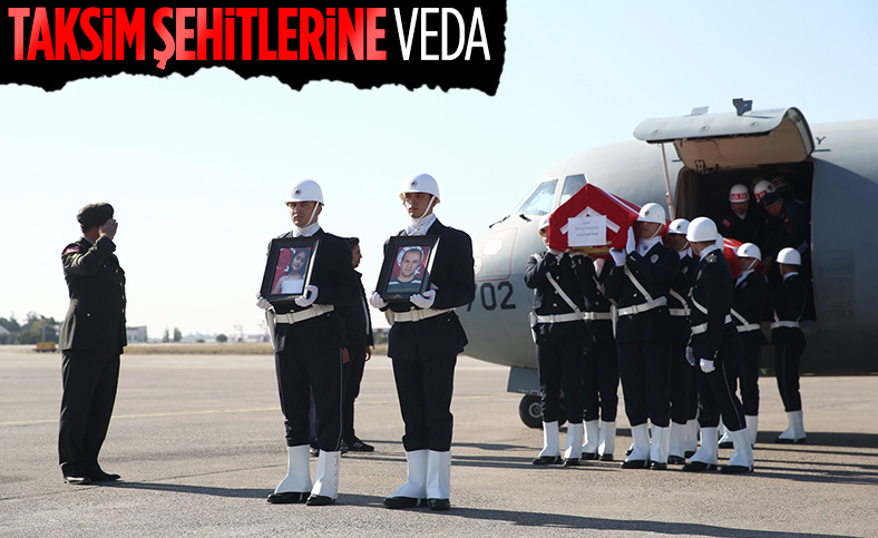 Taksim deki saldırıda şehit olan vatandaşlarımız defnedildi