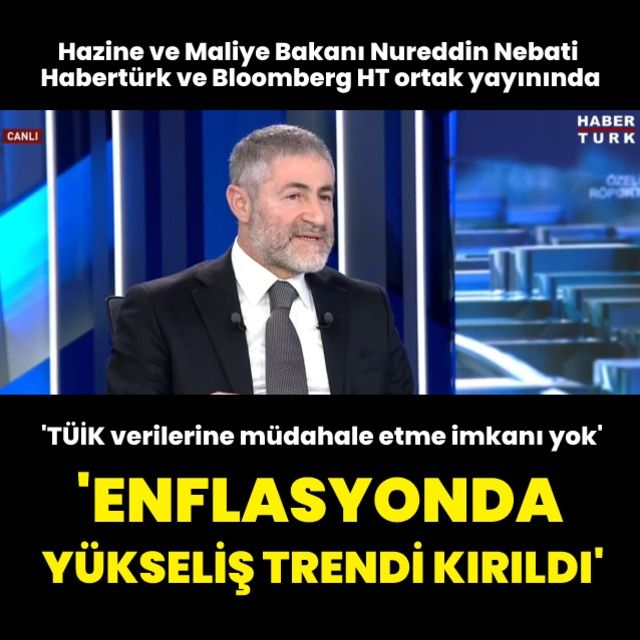 Son dakika haberi Hazine ve Maliye Bakanı Nebati ile özel röportaj