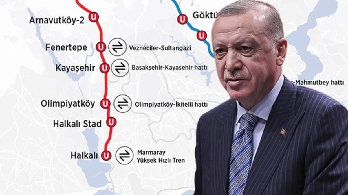 Kağıthane İstanbul Havalimanı Metrosu nun açılışını yapan Cumhurbaşkanı Erdoğan dan müjde  İlk ay ücretsiz olacak