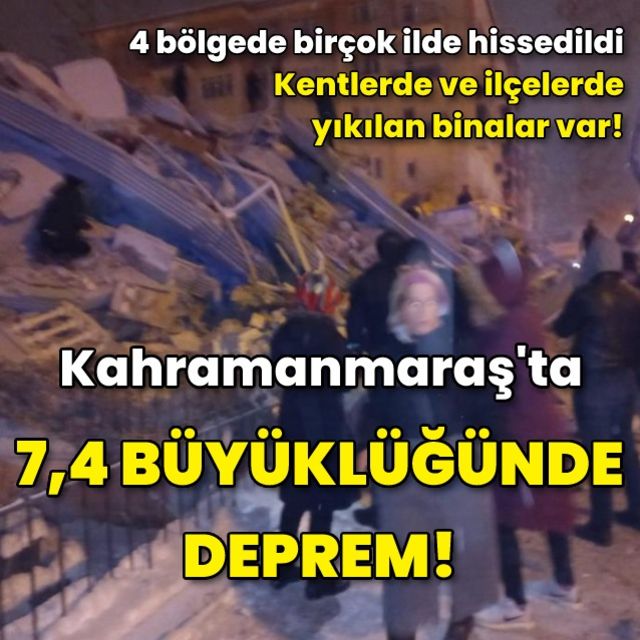 Gaziantep ve Kahramanmaraş taki korkutan deprem sonrası uzman isim canlı yayında duyurdu '1999 İzmit depremine benzer maalesef yıkımlar olacak'