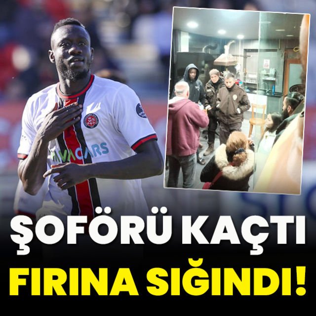 Mbaye Diagne  yi şoke eden olay Şoförü kaçtı fırına sığındı