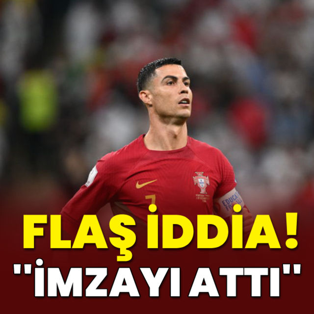 Ronaldo için flaş iddia Sözleşmeyi imzaladı