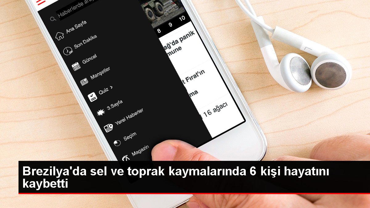 Brezilyada sel ve toprak kaymalarında 6 kişi hayatını kaybetti