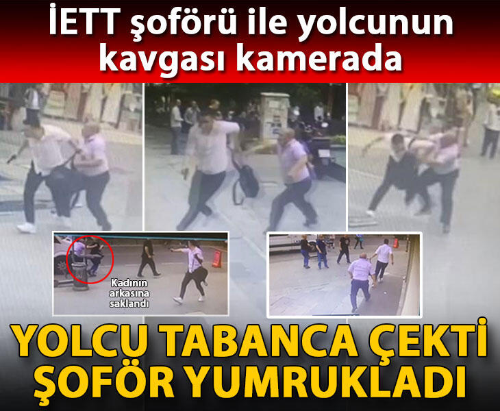 Fatihte İETT şoförü ile yolcunun kavgası