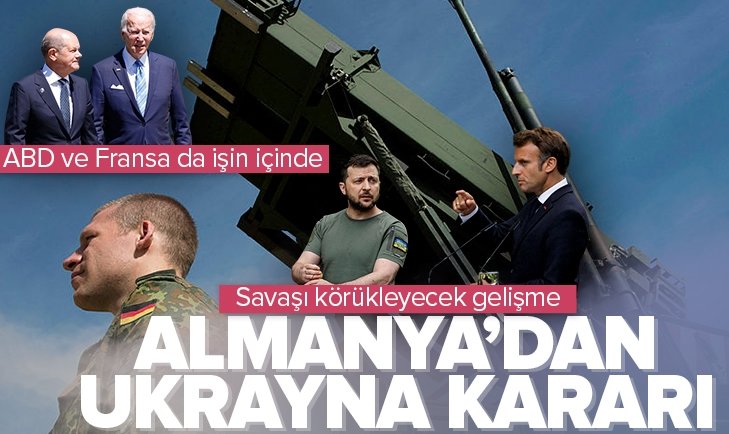 Almanya Ukraynaya Patriot verecek