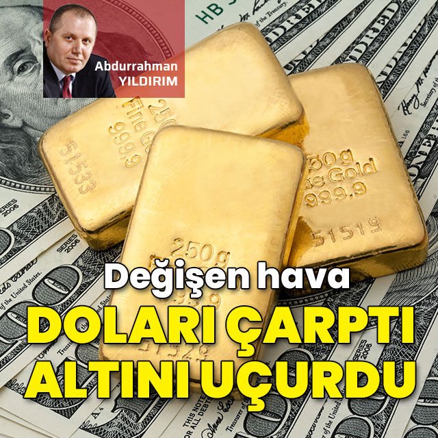 Değişen hava doları çarptı altını uçurdu