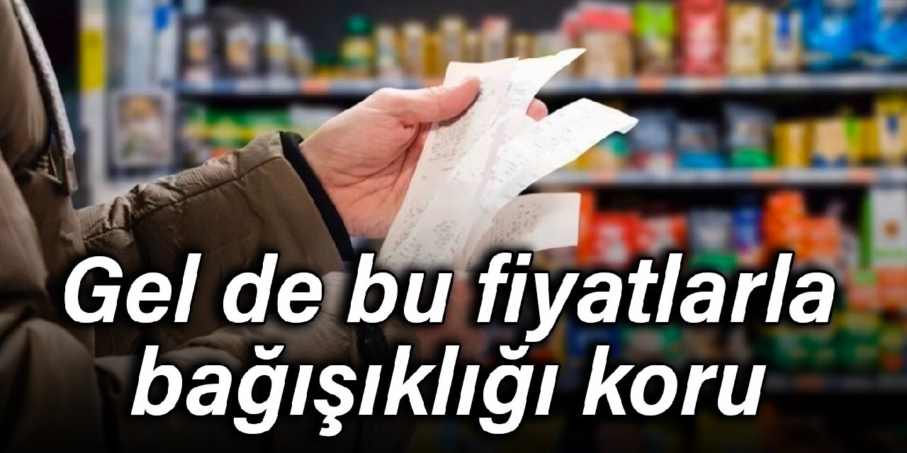 Gel de bu fiyatlarla bağışıklığı koru