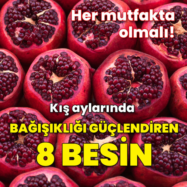 Kış aylarında bağışıklık sistemini güçlendiren 8 besin