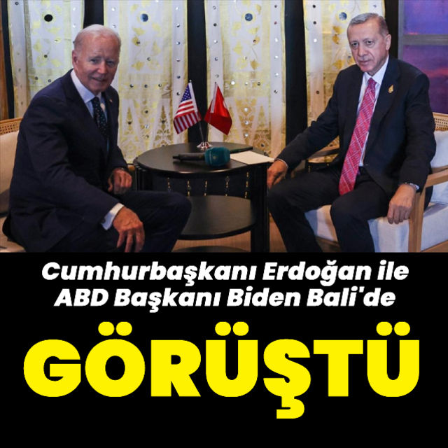 Cumhurbaşkanı Erdoğan ın ABD Başkanı Joe Biden ile görüştü