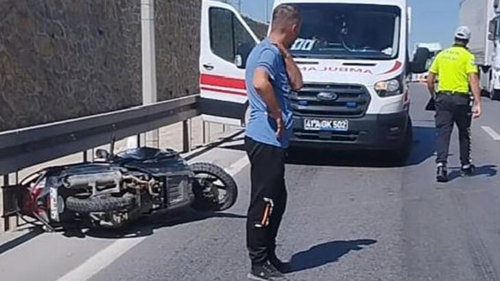 Hafriyat kamyonuyla çarpışan motosikletin sürücüsü kurye öldü