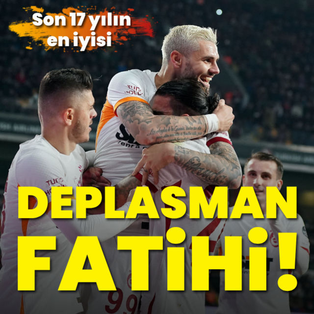 Galatasaray dan son 17 yılın en iyi deplasman performansı