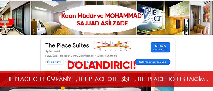 Mecidiyeköy The Palace Hotel Dolandırıcılığı