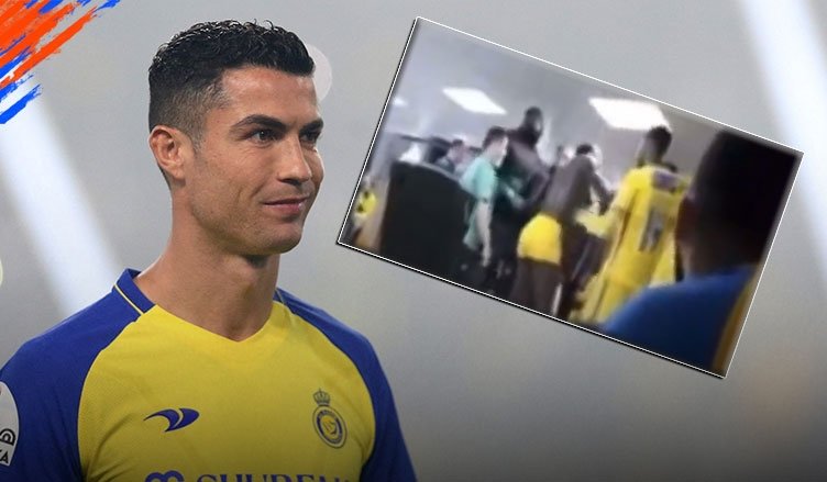 Cristiano Ronaldonun yeni takımında büyük kavga Soyunma odasında Anderson Taliscaya saldırı