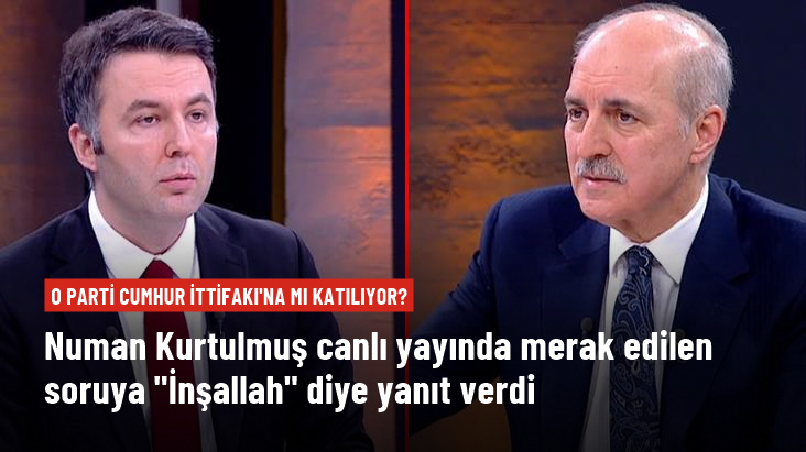 AK Parti Genel Başkanvekili Numan Kurtulmuş  katıldığı canlı yayında HÜDAPAR ın Cumhur İttifakına dahil olacağı yönündeki iddialar ile ilgili konuştu