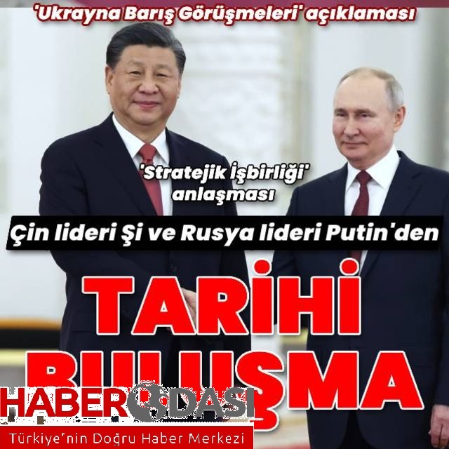 Çin lideri Cinping Moskovada Putin ile görüştü