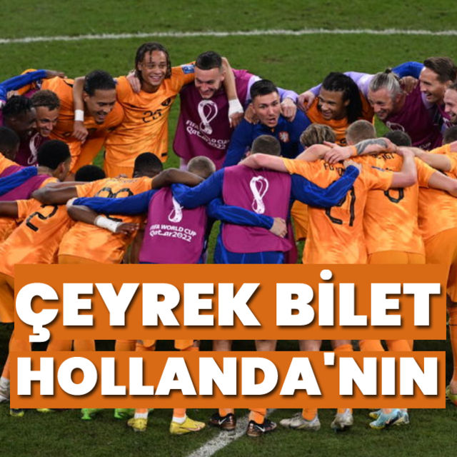 Hollanda Dünya Kupası nda çeyrek finalde